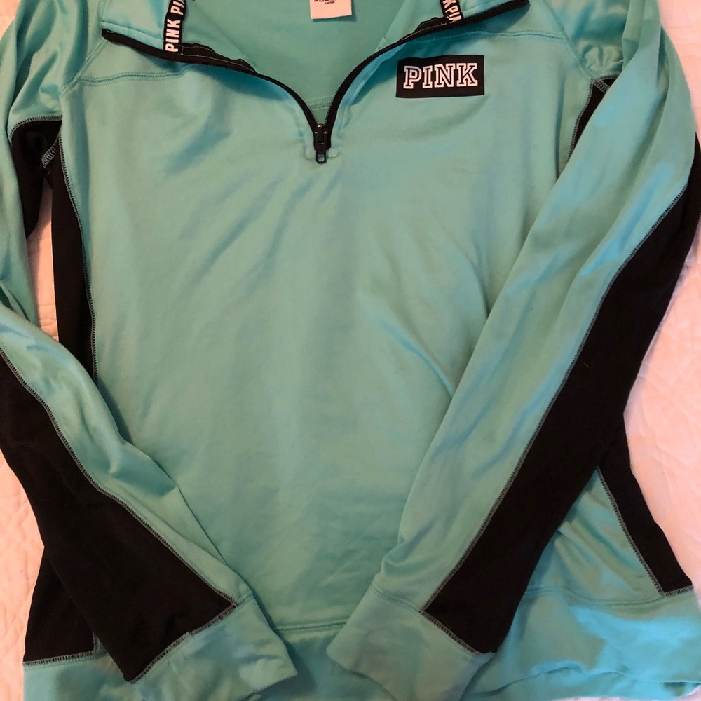 victoria’s secret// pink 1/4 zip jacket